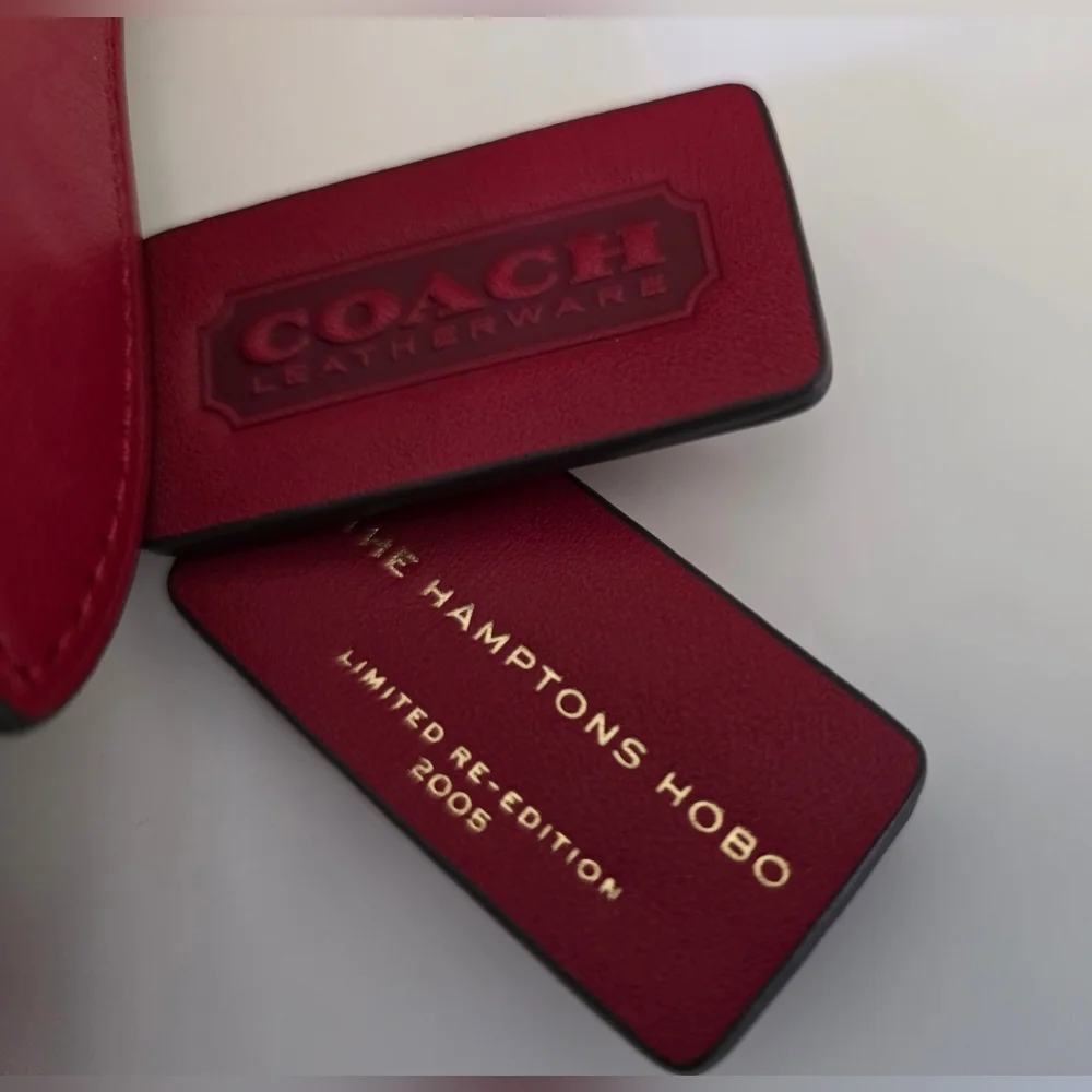 Coach Hamptons Hobo Cherry Print Bag/Y2K Archive Re-Edition-Like New - Picture 8 of 13